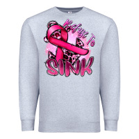 Heather Grey Refuse to sink Cancer Premium Sweatshirt - FaDigitalArtStudio