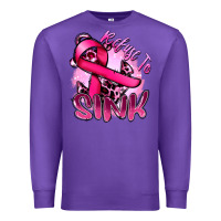Purple Refuse to sink Cancer Premium Sweatshirt - FaDigitalArtStudio