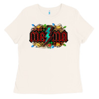 Bone lightning bolt mama christmas Ladies Tee - Jasminsmagicworld