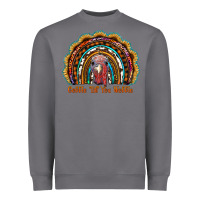 Storm gobble till you wobble thanksgiving rainbow Heavyweight Sweatshirt - RanaPortraitStore