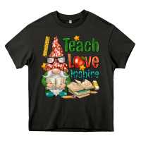 Asphalt gnome teach love inspire Heavy Core Tee - NancyCooperArtShop