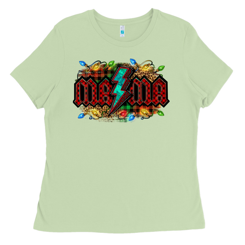 Lightning Bolt Mama Christmas Ladies Tee by Jasminsmagicworld | Teevron