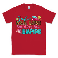 Red just a nail boss building her empire bbs Classic Tee - BundleAndBundleShop