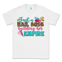 White just a nail boss building her empire bbs Classic Tee - BundleAndBundleShop
