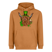 Meerkat St. Patrick's Day cow Heavyweight Hoodie - OliviaCreatesArt