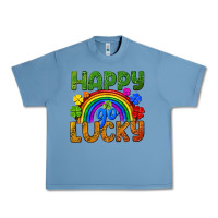 Pebble Blue Western Happy Go Lucky LGBTQ+ Urban Heavy Tee - BundleAndBundleShop