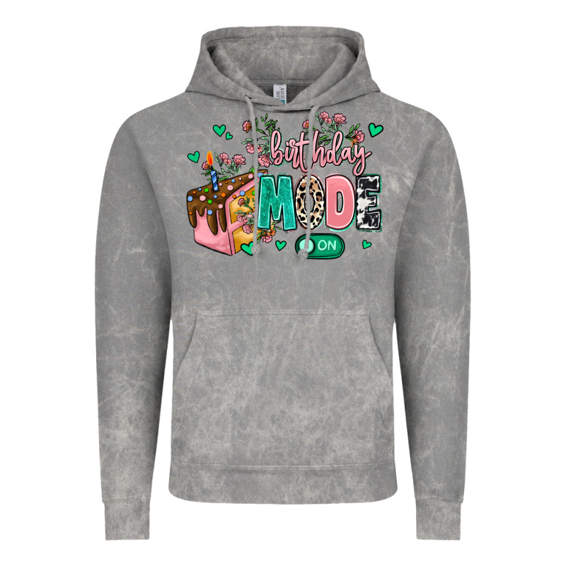 Birthday Mode On Vintage Hoodie by MaliasSmallBusiness | Teevron