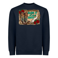 Navy blame it all on my roots Heavyweight Sweatshirt - RanaPortraitStore