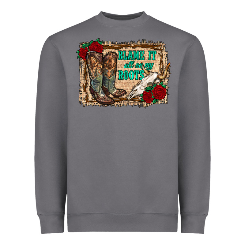 Blame It All On My Roots Heavyweight Sweatshirt by RanaPortraitStore | Teevron