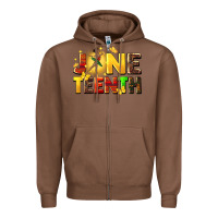 Chestnut juneteen black girl Zipper Hoodie - CowGirlArtShop
