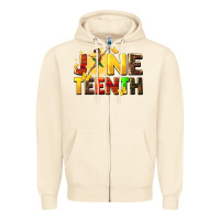 Sandshell juneteen black girl Zipper Hoodie - CowGirlArtShop