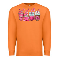Carrot breast cancer coffee cups Premium Sweatshirt - OliviaCreatesArt