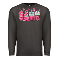 Smoke breast cancer coffee cups Premium Sweatshirt - OliviaCreatesArt