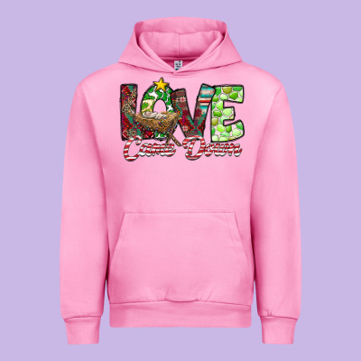 Love Came Down Urban Hoodie Designed By Cowhidedigitalart