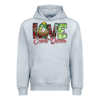 Heather Grey Love Came Down Urban Hoodie - CowhideDigitalArt