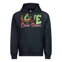 Navy Love Came Down Urban Hoodie - CowhideDigitalArt