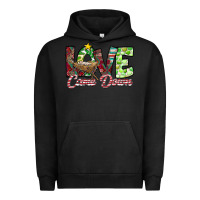 Pigment Black Love Came Down Urban Hoodie - CowhideDigitalArt