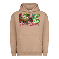 Pigment Burro Love Came Down Urban Hoodie - CowhideDigitalArt
