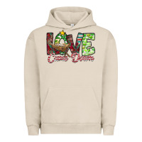 Pigment French Oak Love Came Down Urban Hoodie - CowhideDigitalArt