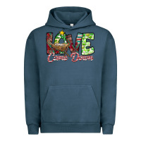 Pigment Midnight Navy Love Came Down Urban Hoodie - CowhideDigitalArt