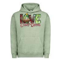 Pigment Oil Green Love Came Down Urban Hoodie - CowhideDigitalArt
