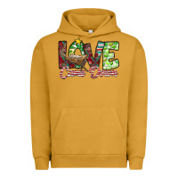 Pigment Peanut Butter Love Came Down Urban Hoodie - CowhideDigitalArt