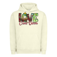 Pigment Pistachio Love Came Down Urban Hoodie - CowhideDigitalArt