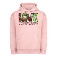 Pigment Salmon Love Came Down Urban Hoodie - CowhideDigitalArt