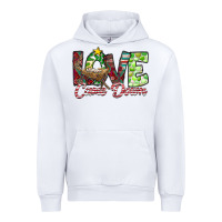 White Love Came Down Urban Hoodie - CowhideDigitalArt