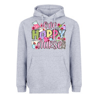 Heather Grey Easter Day One hoppy Nurse Heavyweight Hoodie - OliviaCreatesArt