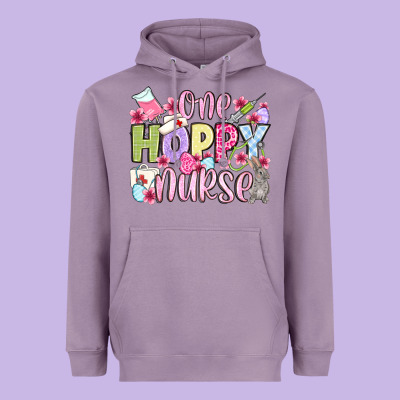 Easter Day One Hoppy Nurse Heavyweight Hoodie Designed By Oliviacreatesart