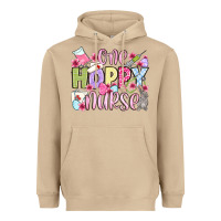 Mushroom Easter Day One hoppy Nurse Heavyweight Hoodie - OliviaCreatesArt