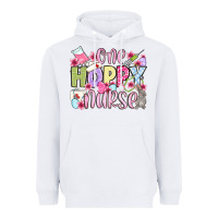 White Easter Day One hoppy Nurse Heavyweight Hoodie - OliviaCreatesArt