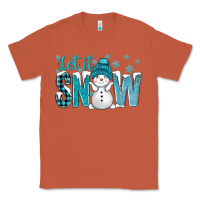 Copper let it snow with cute snowman bbs Classic Tee - BundleAndBundleShop