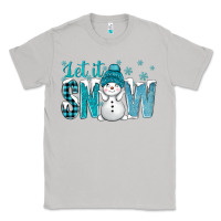 Moon Dust let it snow with cute snowman bbs Classic Tee - BundleAndBundleShop