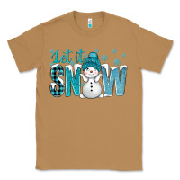 Toasted Coconut let it snow with cute snowman bbs Classic Tee - BundleAndBundleShop