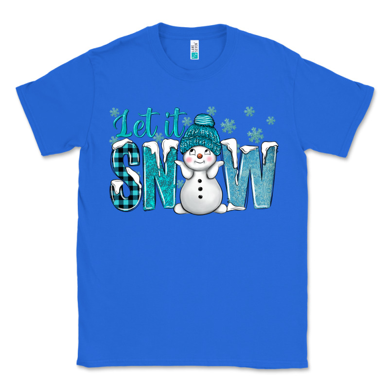 Let It Snow With Cute Snowman Bbs Classic Tee by BundleAndBundleShop | Teevron