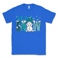 True Royal let it snow with cute snowman bbs Classic Tee - BundleAndBundleShop