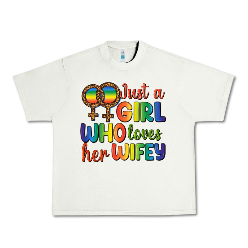 Just A Girl Who Loves Her Wifey Urban Heavy Tee by BundleAndBundleShop | Teevron