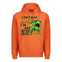 Carrot I don't need luck i've got skill Premium Hoodie - CowGirlArtShop