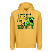 Mustard I don't need luck i've got skill Premium Hoodie - CowGirlArtShop