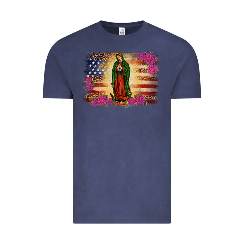 America Our Lady Of Guadalupe Vintage Tee by JahusDesignShop | Teevron