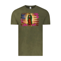 Vintage Olive america our lady of guadalupe Vintage Tee - JahusDesignShop