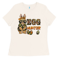 Bone easter egg hunter rabbit bunny Ladies Tee - BarkalooDesign