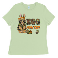 Matcha easter egg hunter rabbit bunny Ladies Tee - BarkalooDesign
