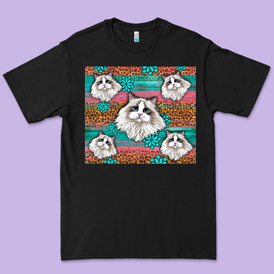 Western Ragdoll Cat Premium Tee Designed By Lillyallendesigns