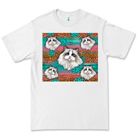 White Western Ragdoll Cat Premium Tee - LillyAllenDesigns