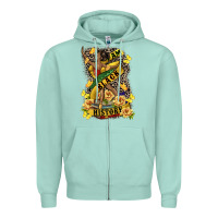 Seafoam i am black history Zipper Hoodie - CowGirlArtShop