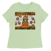 Matcha easter egg hunter  rabbit Ladies Tee - BarkalooDesign