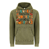 Vintage Olive flannels hayrides pumpkinsbonfires Vintage Hoodie - MaliasSmallBusiness